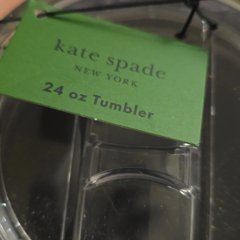 ♥️BUY 2 GET 1 FREE  Kate Spade New York Brushed Floral Stainless Steel Tumbler - Picture 8 of 9